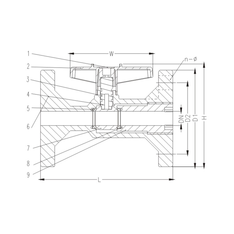 FLAGE BALL VALVE