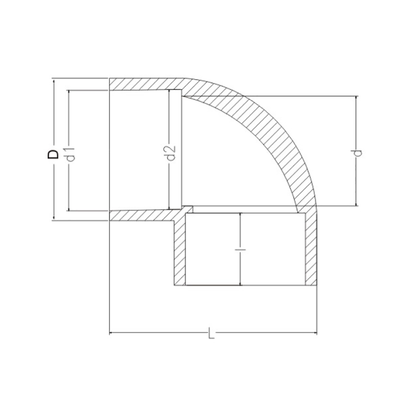 ELBOW 90° DIN