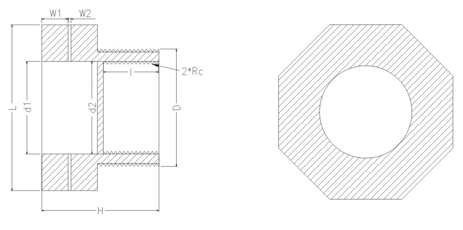 Conector del tanque de agua