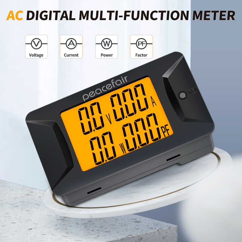 Peacefair PZEM-028 400V 100A Ammeter Electricity Watt Meter Digital Voltage Meter Tester Display Voltmeter